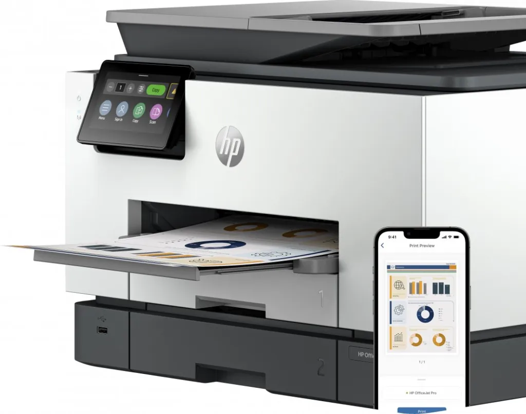Printer HP OfficeJet Pro 9130b All-in-One Printer (4U561B) - 2