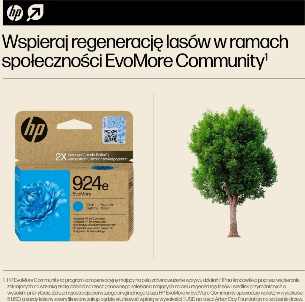 Ngjyrë për printer HP Ink 924e EvoMore, e kaltër - 13