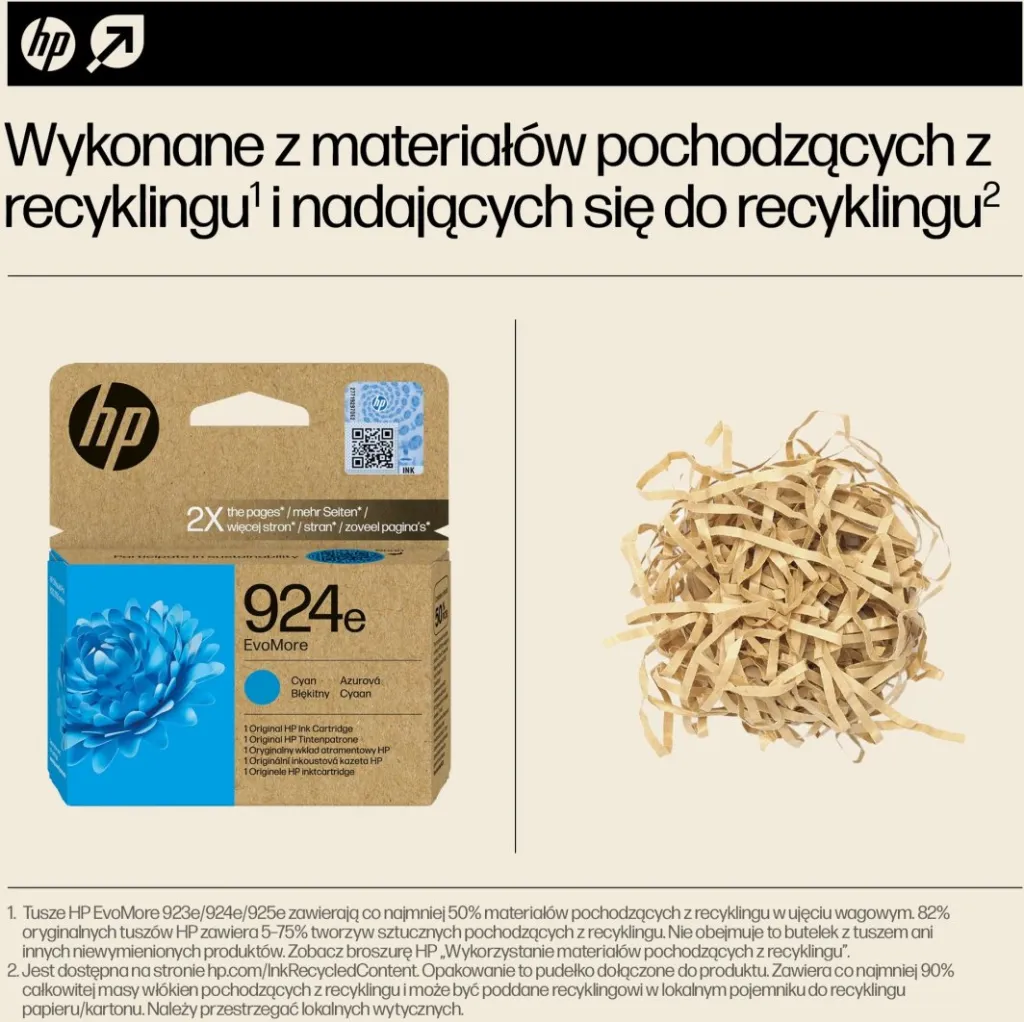 Ngjyrë për printer HP Ink 924e EvoMore, e kaltër - 6