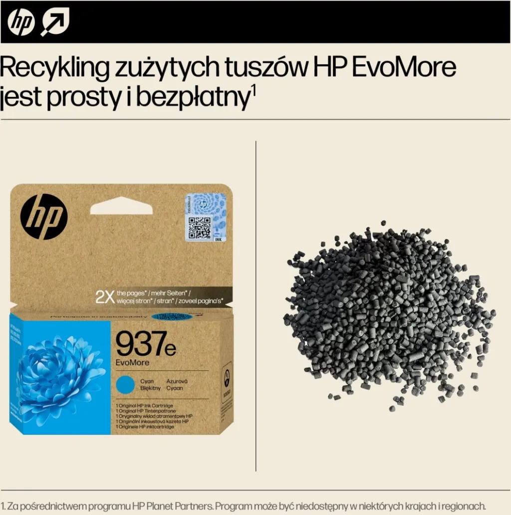Ngjyrë printeri HP 937e EvoMore, e kaltër - 5