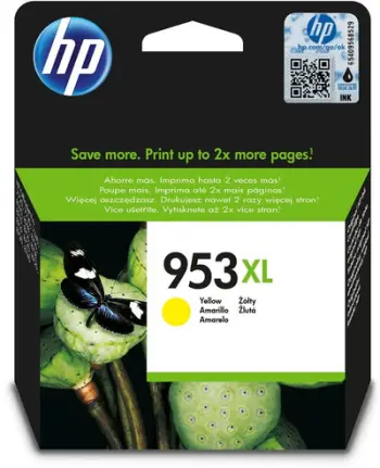 Ngjyrë për printer HP F6U18AE Nr. 953XL, e verdhë