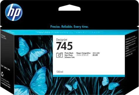 Ngjyrë për printer HP Ink 745 F9J98A, e zezë - 1