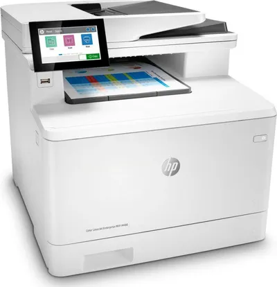 Printer HP Color LaserJet Enterprise M480f MFP, i bardhë - 2