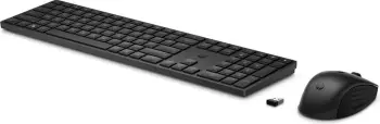 Set tastierë dhe maus HP 650, Wireless, i zi