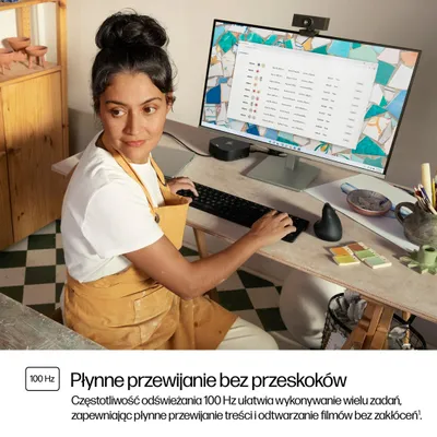 Monitor HP LED, 27", 1920 x 1080, 100 Hz, i argjendtë - 6