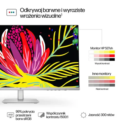 Monitor HP LED, 27", 1920 x 1080, 100 Hz, i argjendtë - 7