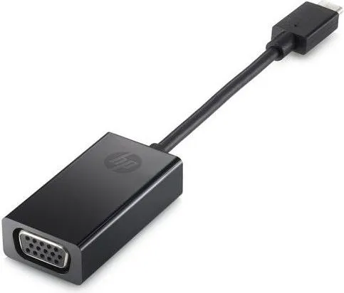 Përshtatës HP USB-C - VGA, i zi - 1