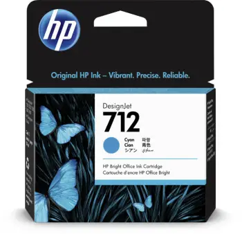 Ngjyrë për printër HP 3ED67A No.712, e kaltër