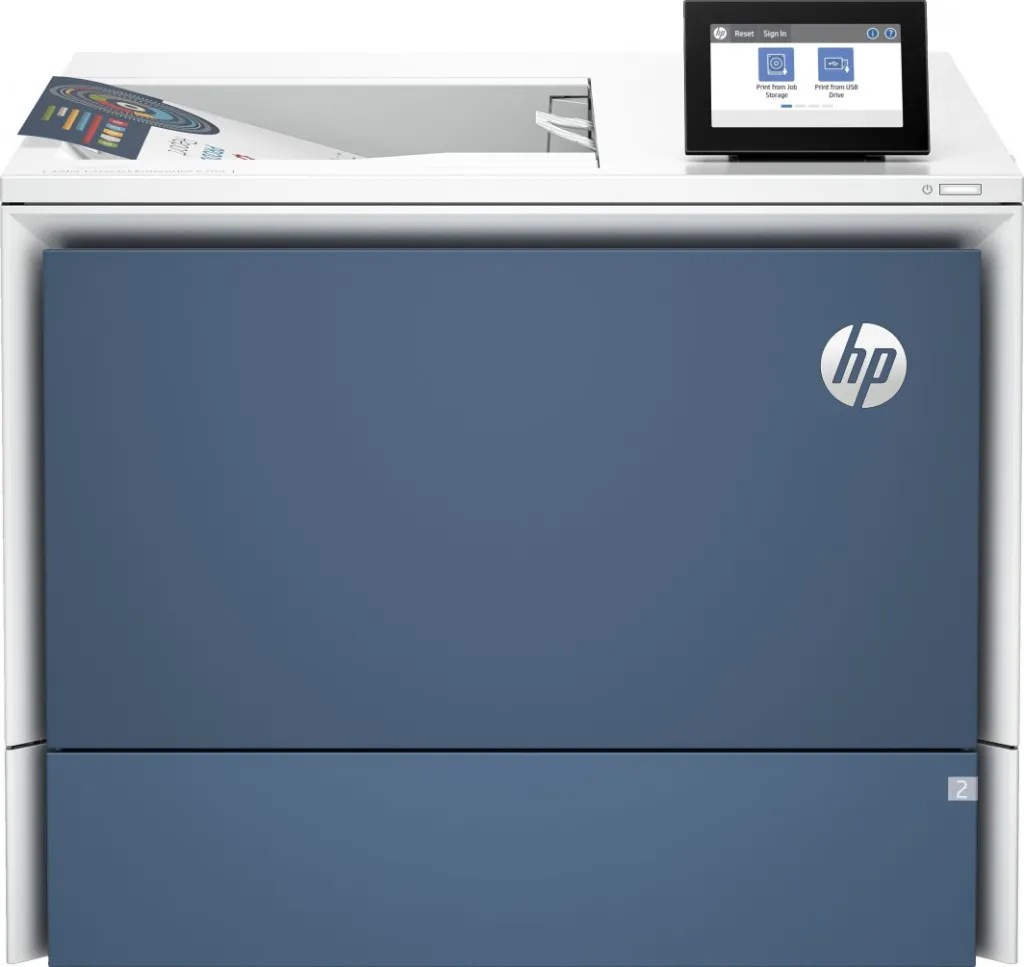 Printer laserik HP Color LJ Enterprise 5700dn Printer, i kaltër - 2