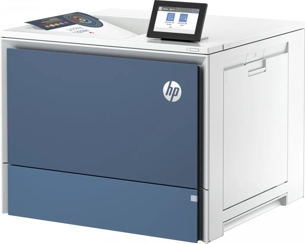 Printer laserik HP Color LJ Enterprise 5700dn Printer, i kaltër - 4