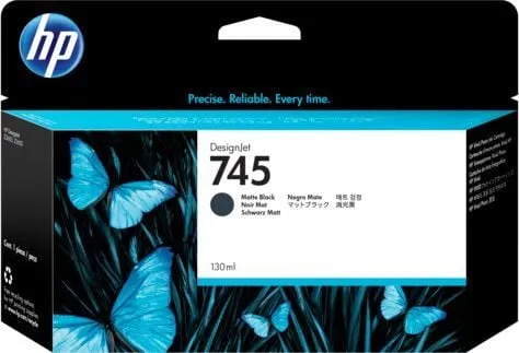 Ngjyrë për printer HP 745 F9J99A, e zezë - 1