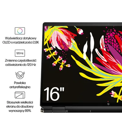 Laptop HP Spectre x360 16-aa0008nw, 16", Intel Core Ultra 7 155H, 32GB RAM, 2 TB SSD - 8