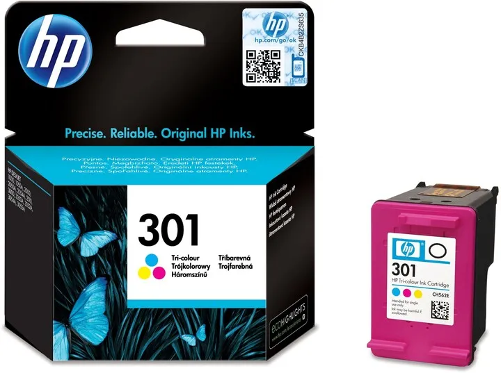 Ngjyrë për printer HP CH562EE, ngjyrë të kaltër, purpurt dhe të verdhë - 2