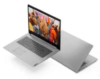 Laptop Lenovo IdeaPad 3, 17.3", Intel Core i3, 8GB RAM, 512GB SSD, Intel UHD Graphics, gri / platin