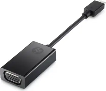 Adapter HP USB-C në VGA N9K76AA, i zi