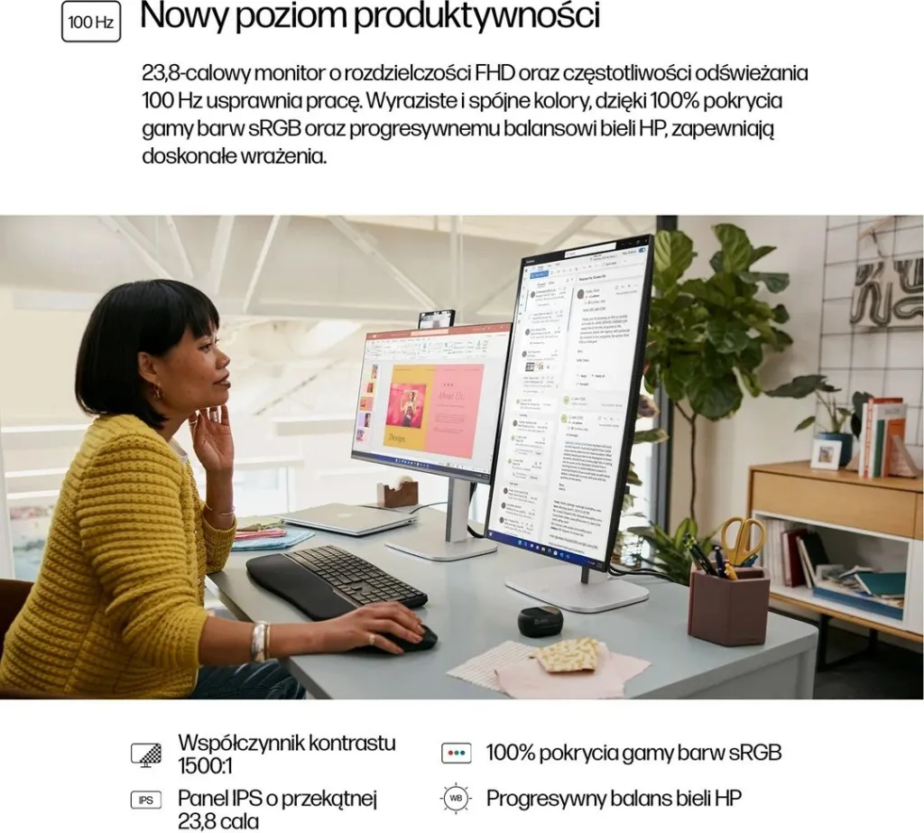 Monitor HP Series 5 Pro 23.8 inç, FHD, 524pf - 6