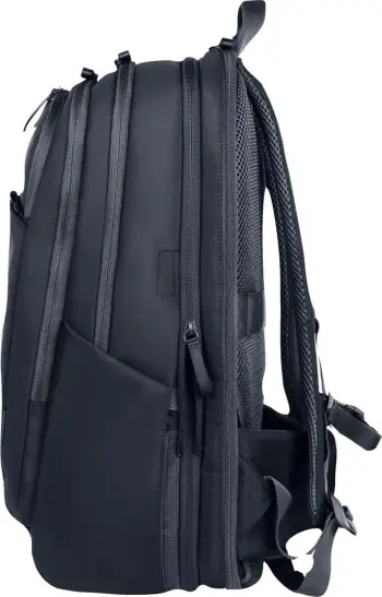 Çantë shpine HP Travel Plus 30L për laptop 17 inç, e zezë