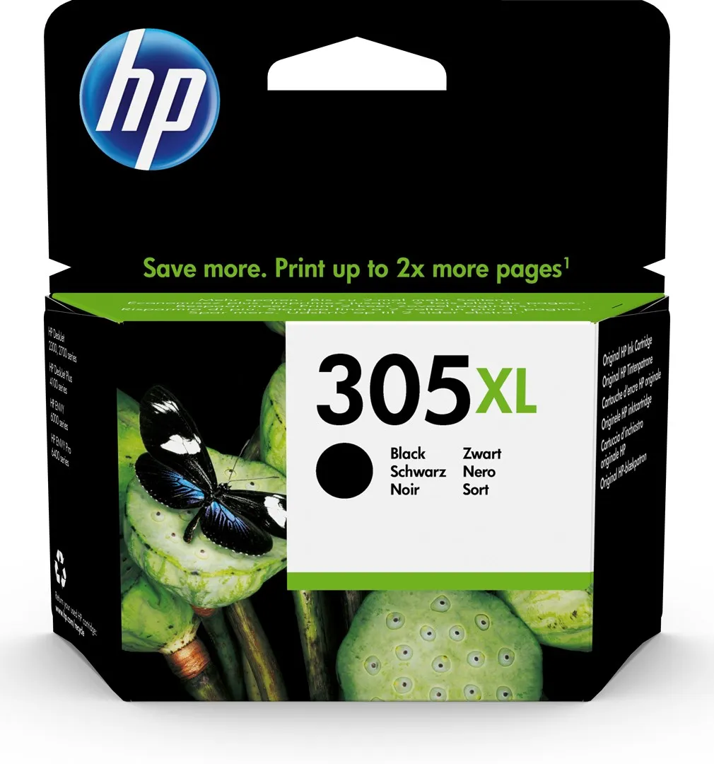 Ngjyrë për printer HP 305XL, 4 ml, e zezë - 1