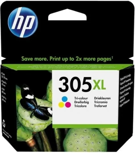 Ngjyrë për printer HP 305XL, 5 ml, e kaltër / vjollcë / e verdhë - 1