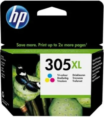 Ngjyrë për printer HP 305XL, 5 ml, e kaltër / vjollcë / e verdhë