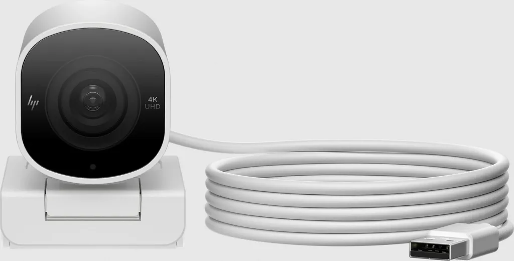 Kamerë interneti HP 960, 4K, 8MP, USB, e argjendtë - 5