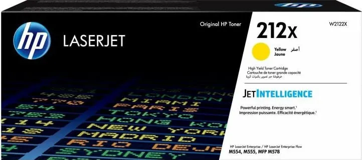 Toner HP 212X W2122X High Yield për Color LaserJet, i verdhë - 1