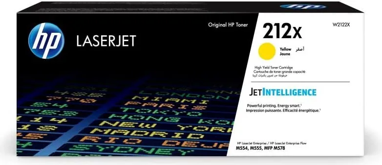 Toner HP 212X W2122X High Yield për Color LaserJet, i verdhë - 2