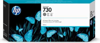 kartush bojë, HP, 730XL P2V72A, 300 ml, XL, gri