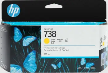 Kartush bojë HP 738 (498N7A) 130 ml e verdhë