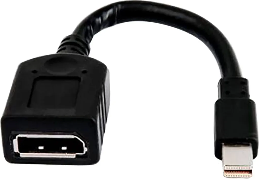 Përshtatës HP Mini Display Port në Display Port, i zi - 1