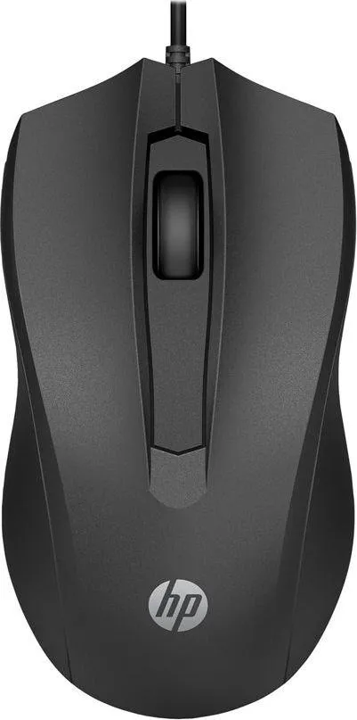 Maus HP 100, me kabllo, USB, i zi - 1