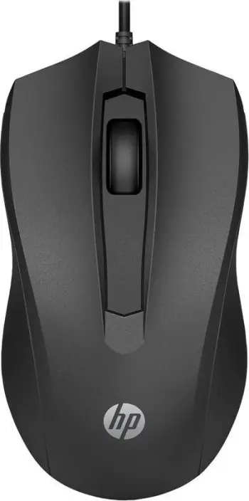 Maus HP 100, me kabllo, USB, i zi