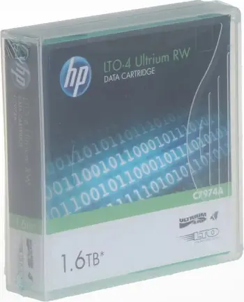Kasetë të dhënash LTO HP C7974A LTO-4 Ultrium RW 1.6TB, e gjelbër
