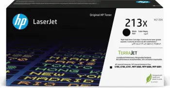 Toner HP 213X / W2130X, rendiment i lartë 9000 faqe, i zi