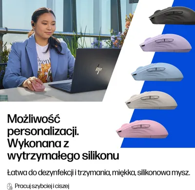 Mouse wireless HP 400 Quiet PUP, optik, i zi - 1
