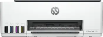 Printer multifunksional inkjet, HP, Smart Tank 5105 (1F3Y3A#BHC), depo boje të rimbushshme, shpejtësi 12–13 ppm, 490x195x470 mm, bardhë/gri