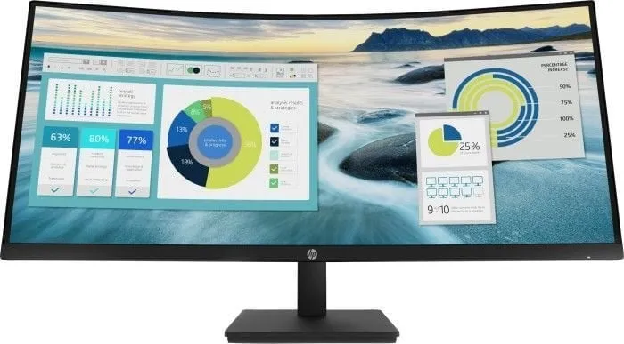 Monitor HP P34hc G4, 34", 3440 x 1440, i zi - 1