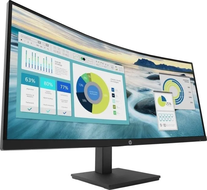 Monitor HP P34hc G4, 34", 3440 x 1440, i zi - 2