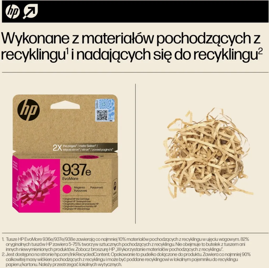 Ngjyrë për printer HP 937e EvoMore, magenta - 13