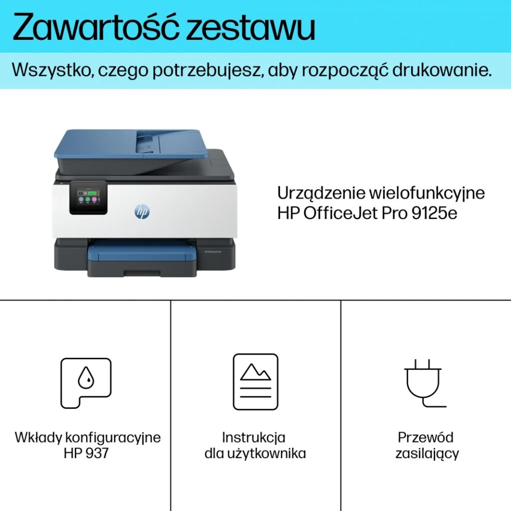 Printer HP OfficeJet Pro 9125e All-in-One - 12