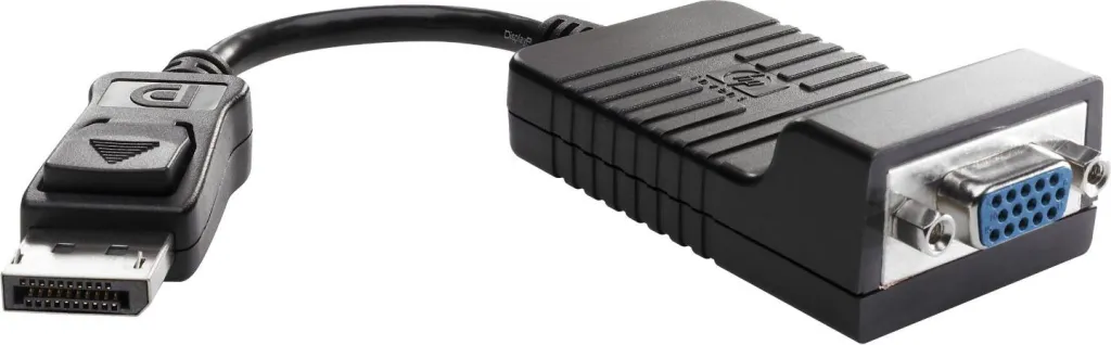 Përshtatës HP DisplayPort - D Sub (AS615AT), i zi - 1