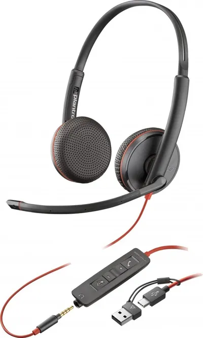 Kufje HP Blackwire 3225 Stereo USB-C, të zeza - 1