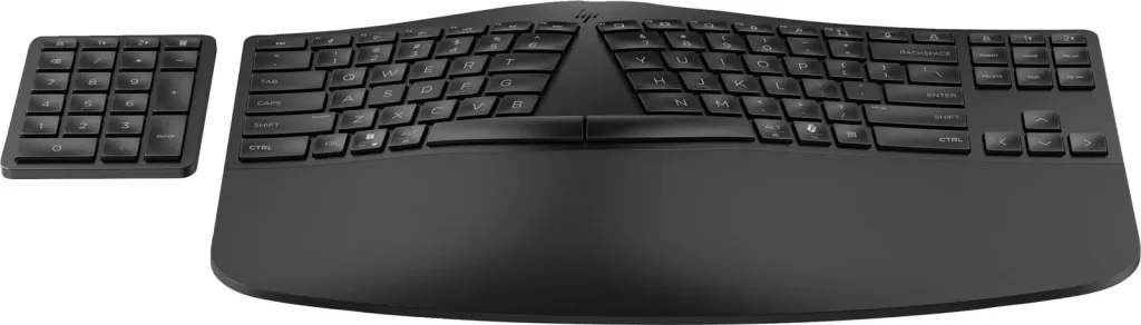 Tastierë pa tela HP 960 Ergonomic, Membranë, QWERTY, Zezë - 4