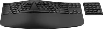 Tastierë pa tela HP 960 Ergonomic, Membranë, QWERTY, Zezë