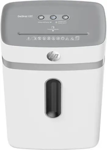 Grirëse e letrave HP OneShred 12CC P-4, 23L, 12 copë, e bardhë