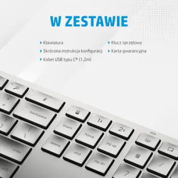 Tastierë HP 970, Bluetooth, e hirtë