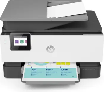 Printer multifunksional HP OfficeJet Pro 9012e, Inkjet termal, i zi