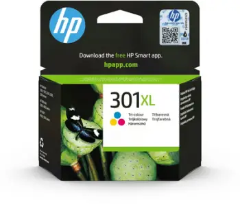 Ngjyrë për printer HP CH564EE nr. 301XL, kaltër, verdhë, purpurt