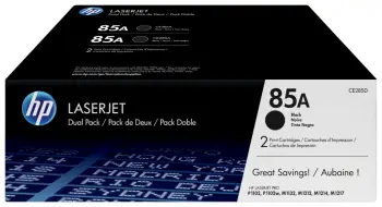 Set dopio tonerësh HP CE285AD, të zi
