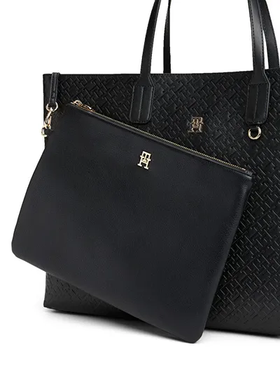 Çantë për femra TOMMY HILFIGER, e zezë - 4